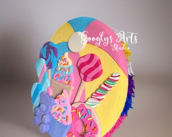 Handmade Custom Piñata – Personalized Party Decoration for Birthdays, Baby Showers Events | Unique Theme & Color Options