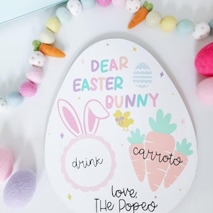 Personalized Easter Bunny Board | Easter Bunny Tray | Easter Gift