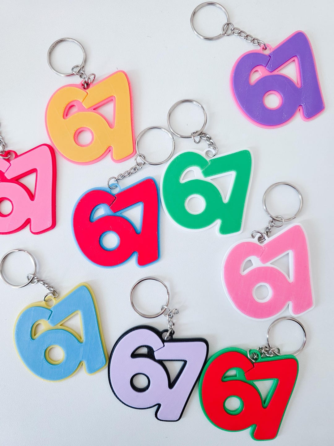 3D Printed 67 Keychains - Etsy