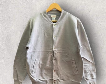 Vintage Blair Beams Strickjacke Bomberjacke Sweatshirt Japanische Marke Größe M
