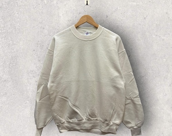 Vintage 90’s Jerzees Plain Sweatshirt Made In USA Size L