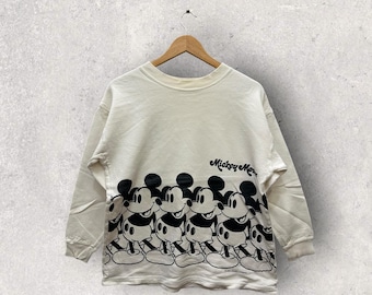 Vintage 80’s Mickey Mouse Disney Big Logo Crewneck Sweatshirt