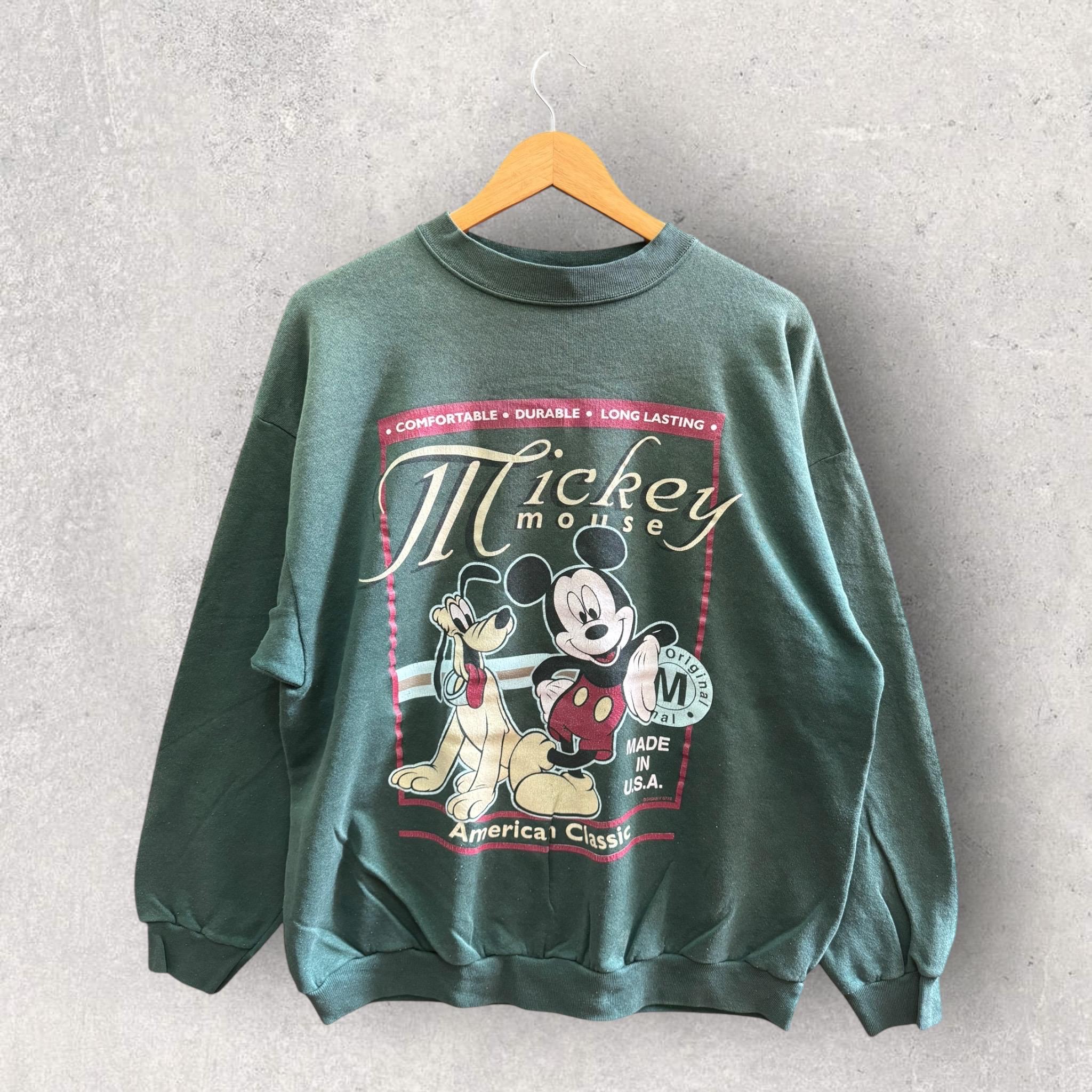 Vintage 90s Mickey Mouse Crewneck Sweatshirt, Made in USA, XL - Etsy