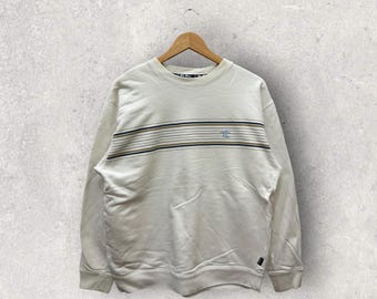 Sudadera con cuello redondo y estampado de patinetas de surf de Da Hui Hawaii de los años 90, talla L