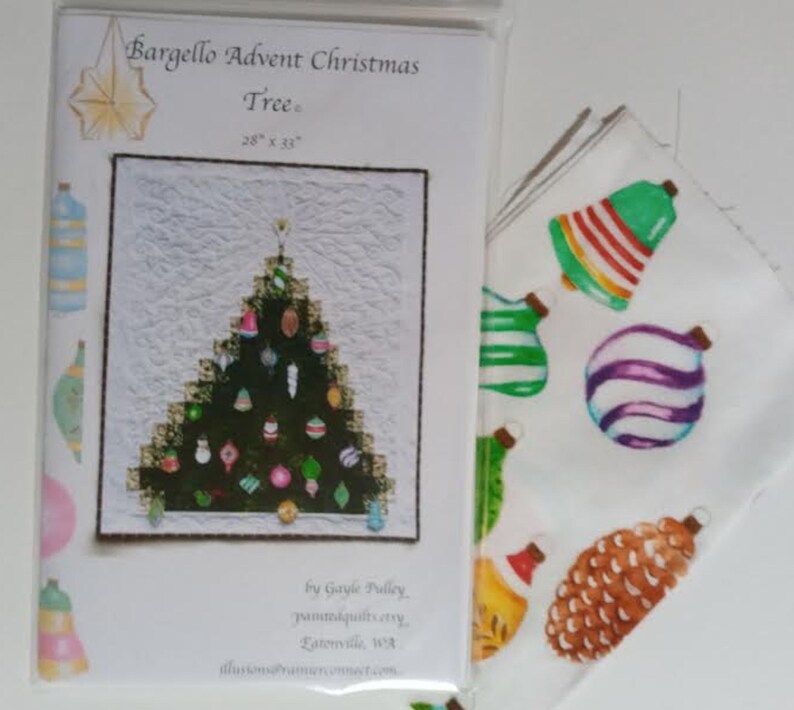 Christmas bargello wall hanging