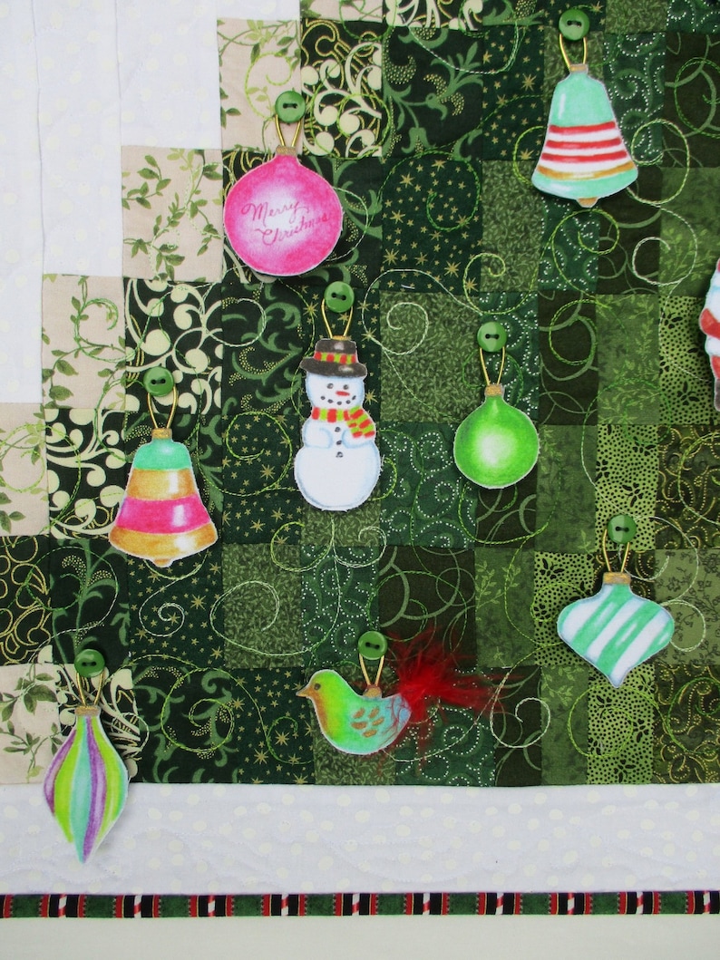 Pattern for Quilted Advent Calendar Ornament Print Included Etsy