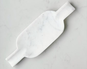 Small Marble Tray with Handles | Kitchen Entertaining | Charcuterie Board