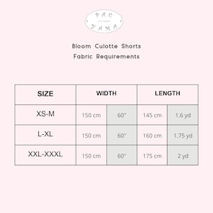 Bloom Culotte Shorts Sewing Pattern | Low Waist | Button Closure (Digital PDF) image 9