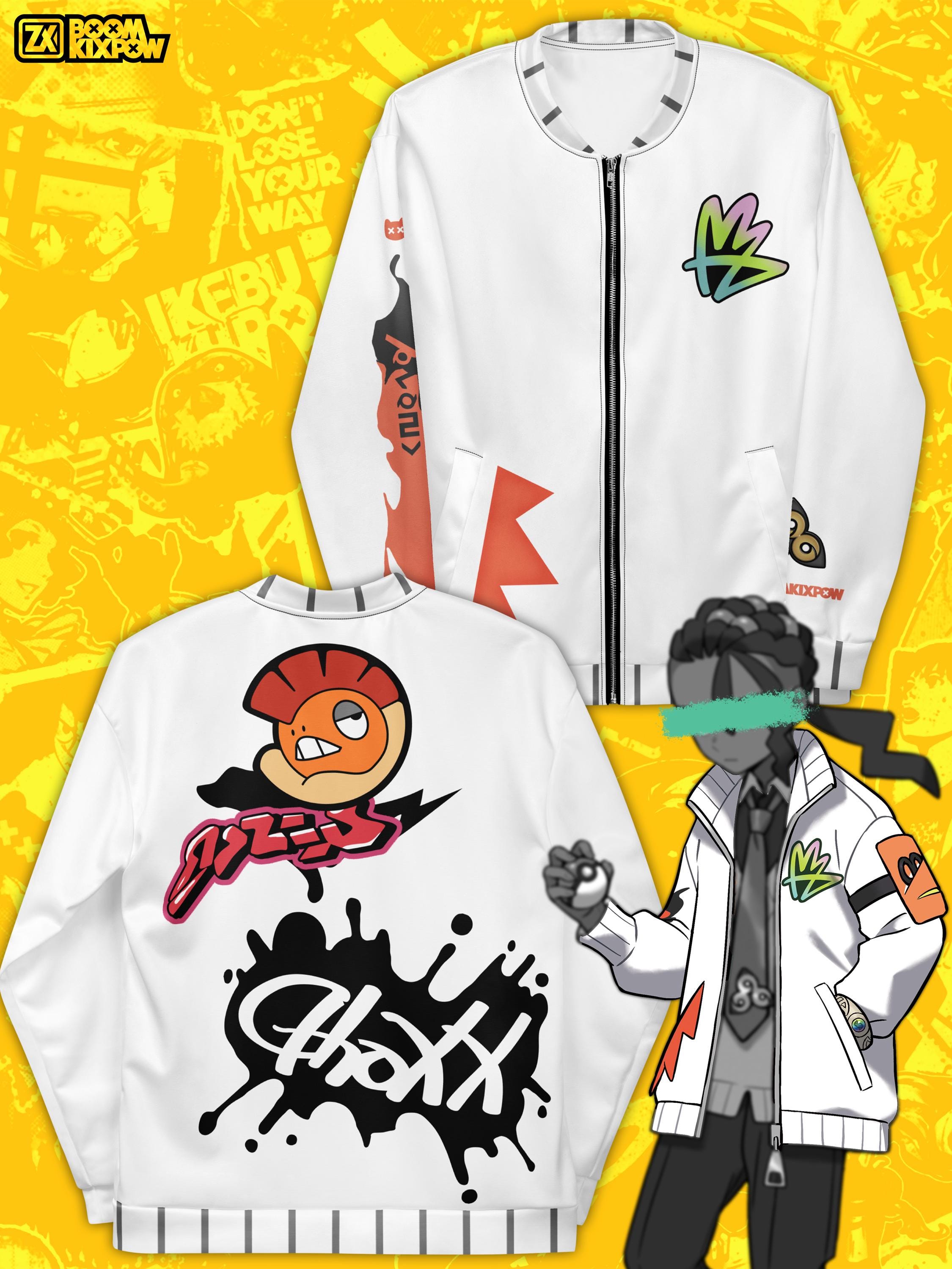 Pokemon Legends ZA Inspired Naveen Cosplay Unisex Bomber Jacket