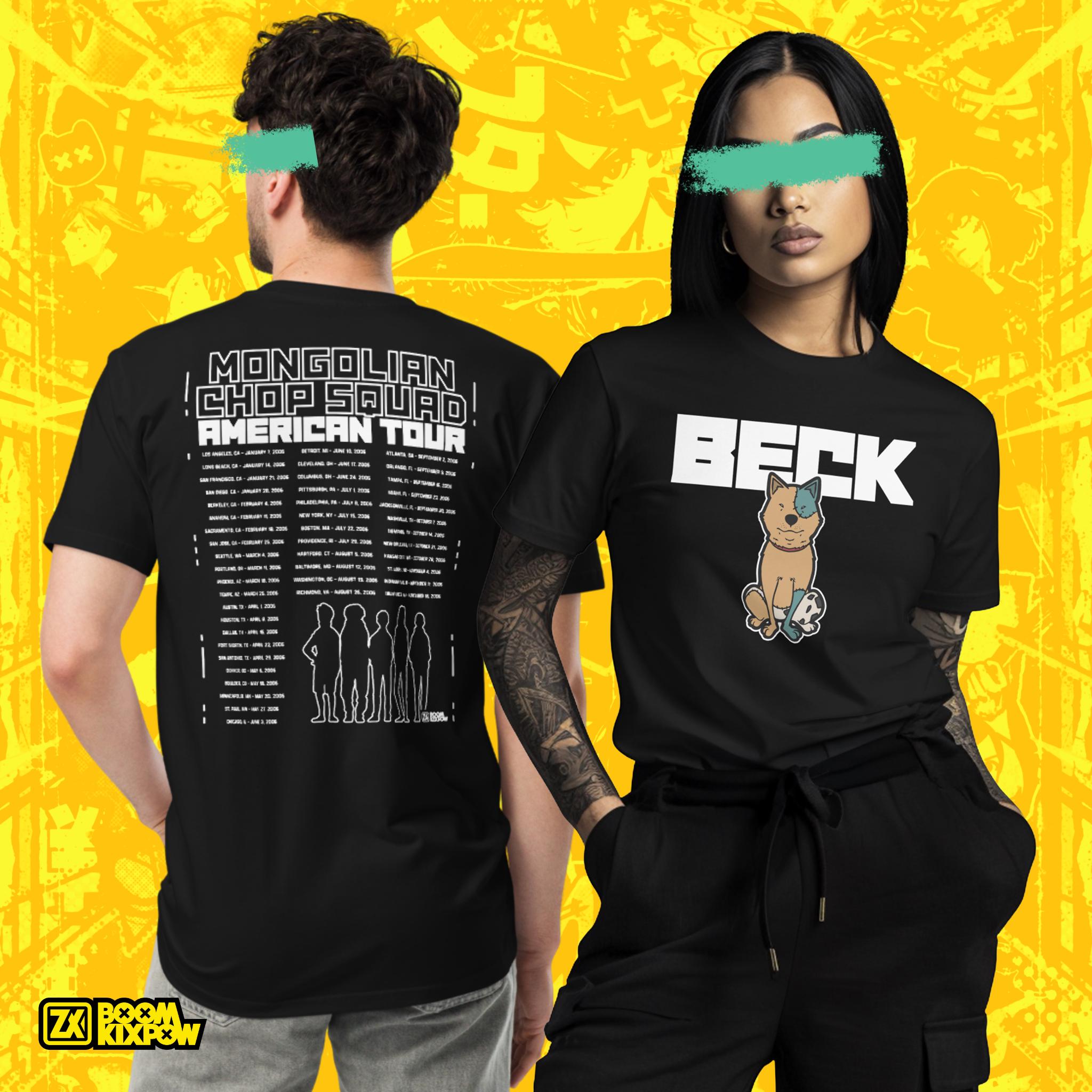 Beck Mongolian Chop Squad American Tour Unisex Black T-shirt - Etsy