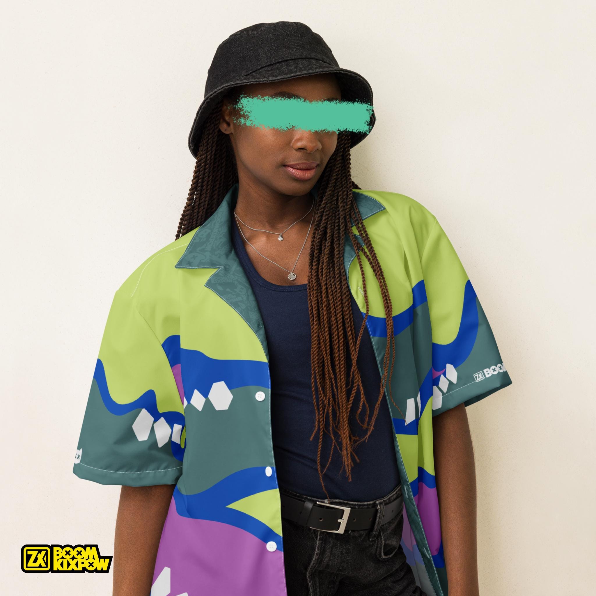 Colorful Chemistry Unisex Button-up | Pokémon Legends ZA Inspired