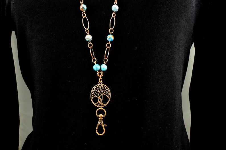 id-badge-lanyard-necklace-antique-copper-tree-of-life-with-etsy