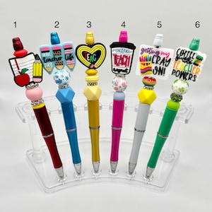 Stylos à bille en silicone sur le thème des enseignants