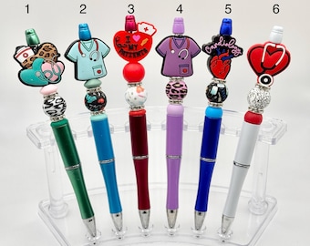 Medical Silicone Beaded Pen: Doctor Nurse Gift