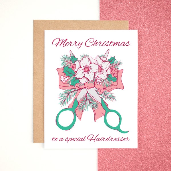 Hairdresser Card Etsy