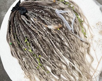 Extensiones de rastas sintéticas estilo bohemio ombré - Trenzas de crochet vikingas