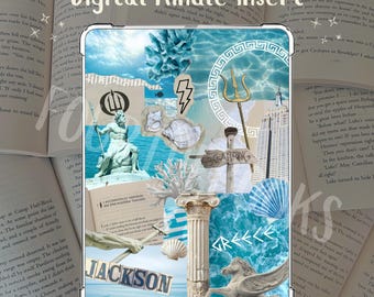 Percy Jackson Kindle Insert Digital | PNGs para impressão