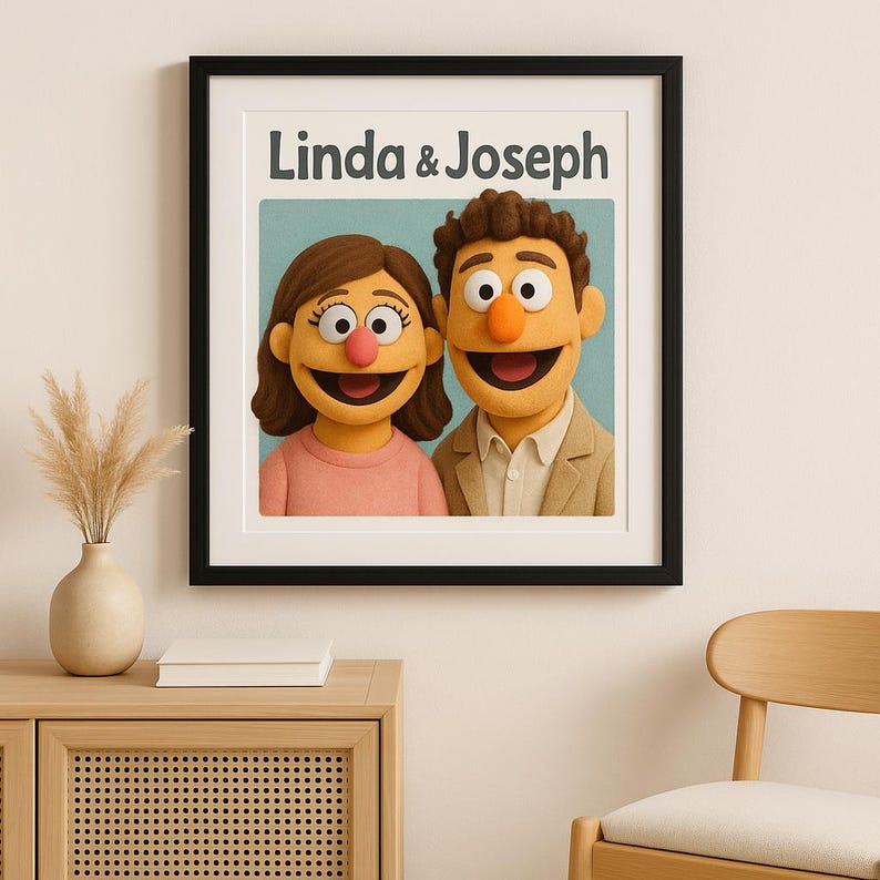 Custom Muppet Portrait From Photo – Personalized Digital Cartoon ...
