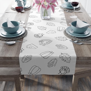 Write and Color on Table Runner, Thanksgiving What are you Thankful ?