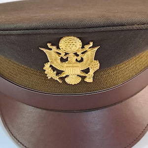 アメリカ陸軍下士官服務用ブルーサービスキャップ - 高品質ファー