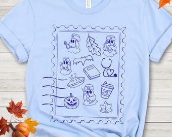Halloween Nurse Shirt, Spooky Nurse Tee, Boo Boo Crew, Funny Skeleton Nurse Shirt, Comfort Colors Nurse Gift, Fall RN Shirt, Nurse Squad Tee