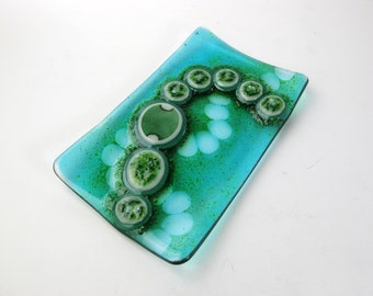 Cyanobacteria Nostoc Colony Fused Glass Dish