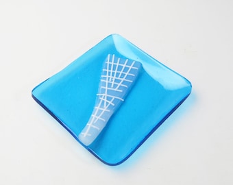 Hexactinellid Glass Sponge Fused Glass Dish