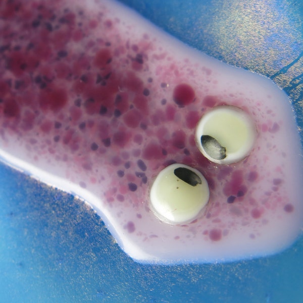 Green Planarian Fused Glass Dish