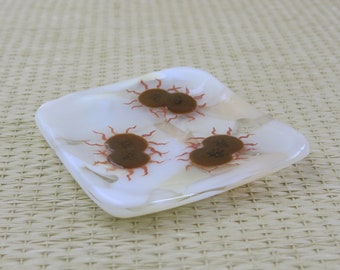 Neisseria gonorrhoeae Bacteria Fused Glass dish