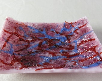 Staghorn Coral Fused Glass Dish