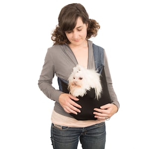 Kangapooch: The Small Dog Carrier. Made in USA. Organic Cotton image 1