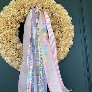 Ribbon attachment for Wreath