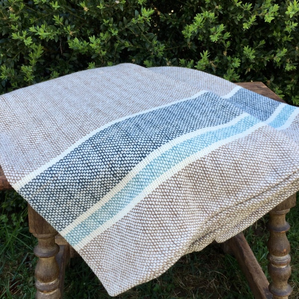 Hand Woven Merino Wool Blanket