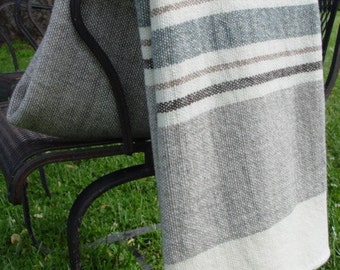 Hand Woven Merino Wool Blanket