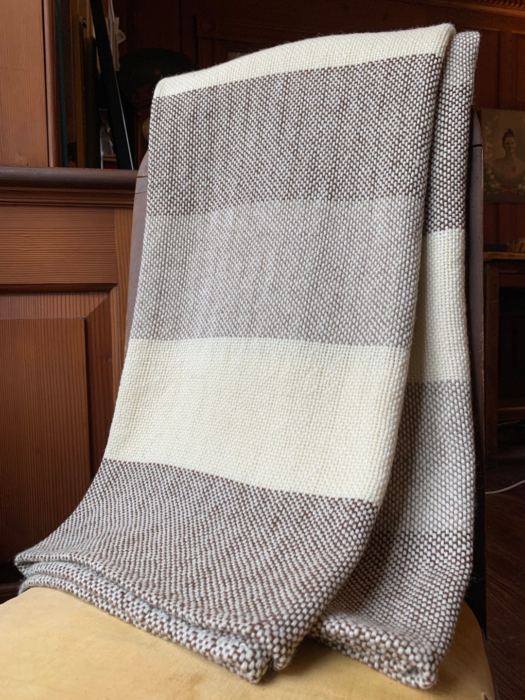 Hand Woven Merino Wool Blanket Etsy Canada