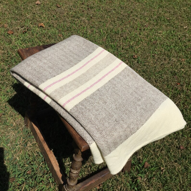 Hand Woven Merino Wool Blanket Etsy