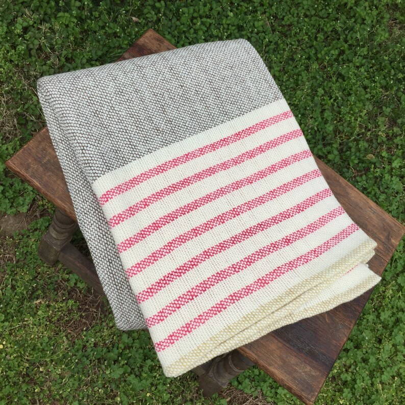 Hand Woven Merino Wool Blanket Etsy