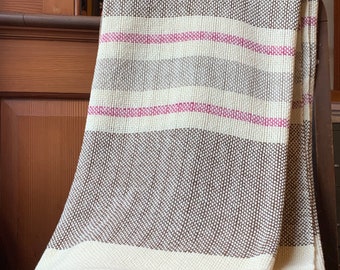 Hand Woven Merino Wool Blanket