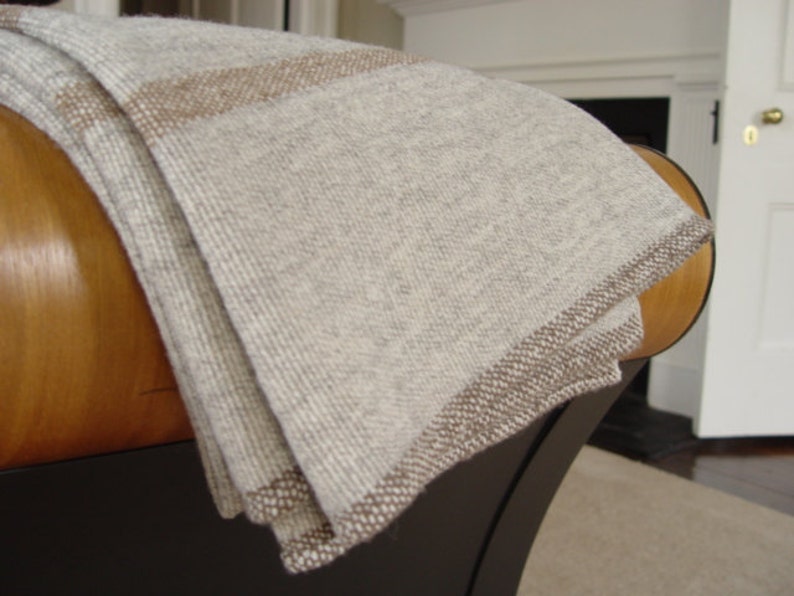 Hand Woven Merino Wool Blanket image 2