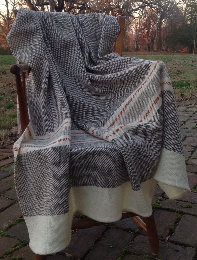 Hand Woven Merino Wool Blanket Etsy