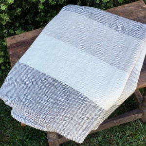 Hand Woven Merino Wool Baby Blanket