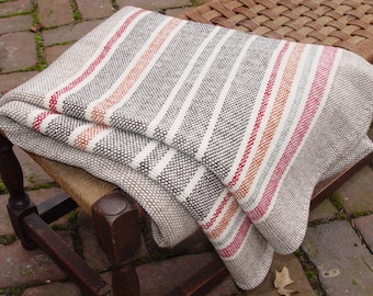 Hand Woven Merino Wool Blanket