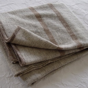 Hand Woven Merino Wool Blanket image 1