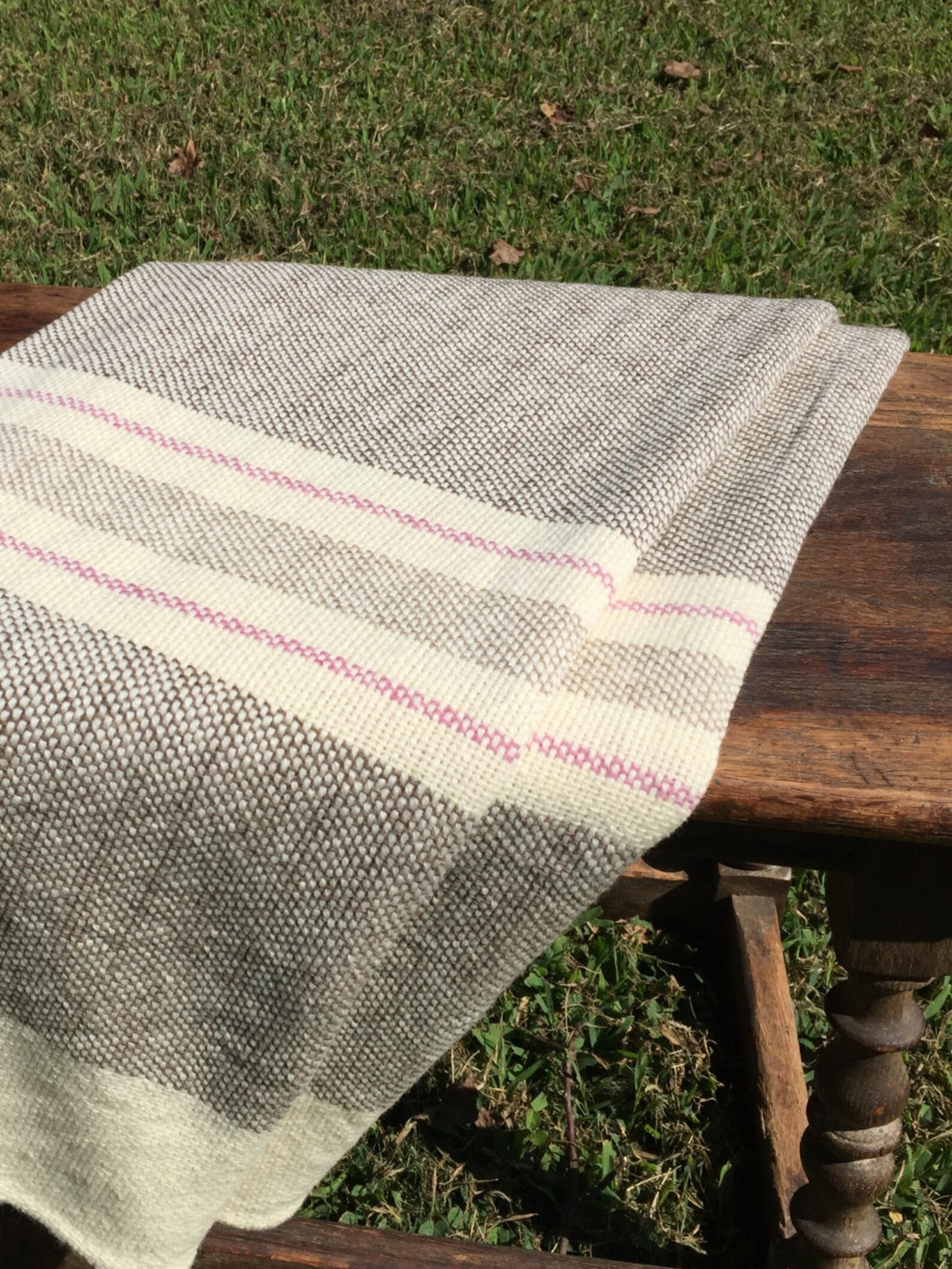 Hand Woven Merino Wool Blanket Etsy