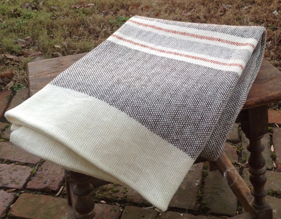Hand Woven Merino Wool Blanket Etsy