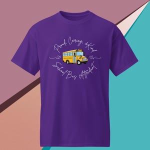 Special Needs Bus Monitor T-Shirt, School Bus Aide Gift Tee, Caring Bus Attendant Apparel, SPED Transportation Helper, Youth Bus Staff Gift