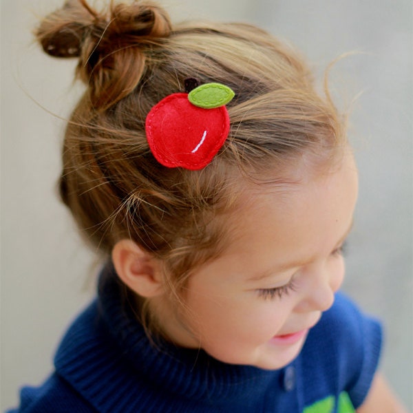 Felt Hair Clips Etsy