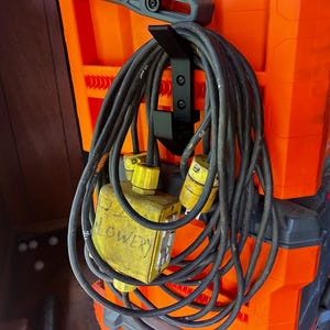 Klein MODbox Utility Hook Hanger Accessory Side Rail Mounted for Cords, Tubes, and More!