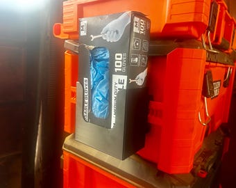 Accesorios Klein MODbox - Soporte lateral para guantes de nitrilo Hardy (Harbor Freight)