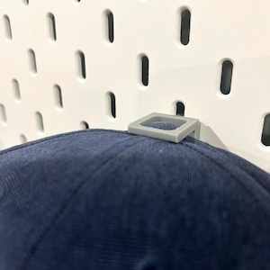 Baseball Cap Rack Ikea Ikea Skadis Hat Display Ball Cap Holder Pegboard Uppspel Accessory ...